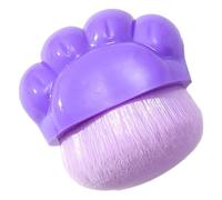 LALADEFIEE Portable Cat Paw Shape Powder Brush for Powder Foundation and Blush with Smooth Application, Artificial Fiber, Lightweight Plastic Handle, for Travel and Convenient Use