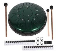 LALADEFIEE Portable Ethereal Steel Tongue Drum Note with Mallets Melodious Timbre for Meditation Music Therapy and Beginner Percussion Instrument