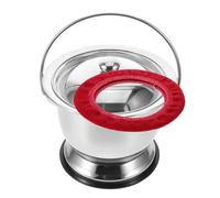 LALADEFIEE Portable for Easy Use with Lid Stainless Steel Bed Pan, Elderly Bedpan Sturdy Urine Container for Adults and Women Hospital Suitable for Home Care and Travel