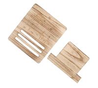 LALADEFIEE Portable Music Stand for Sheet Music Books Adjustable Angle Desktop Document Holder Foldable Solid Wood Recipe Holder Rack for Travel Students Musicians and Professionals