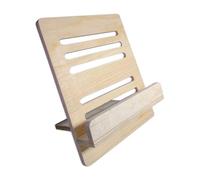 LALADEFIEE Portable Music Stand Wooden Books Rest Rack Foldable Space-Saving Desktop Reading Stand Simple Design and Workmanship for Home Use