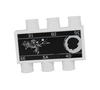 LALADEFIEE Portable Six-hole Guitar Tuning Pipe Precise Folk Guitar Tuner Accessory Multi-mode Tool for Outdoor and Indoor Use Gift for Guitarists