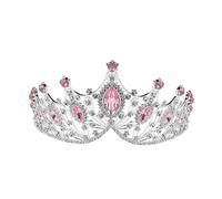 LALADEFIEE Princess Crown Hair Accessories for Women, Luxurious Alloy Mini Tiara Hair Clip with Comfortable All-day Wear and Secure Fit, for Wedding and Birthday Party