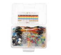 LALADEFIEE Professional Capacitor Resistor Breadboard Electronic Components Kit, Basic Beginner Set for Electronics Experiments and Test Circuits, Electrolytic Capacitor and Resistor