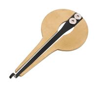 LALADEFIEE Professional Mongolian Jaw Harp Metal Mouth Harp for Beginners Traditional Ethnic Musical Instrument with Circular Design for Folk Music Performance and Collection