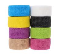 LALADEFIEE Professional Pet Bandages for Cats and Kittens, Tearable by Hand Non-Woven Fabric Wraps, Easy to Carry Assorted Colour Bandages for Manual Operation and Bandaging Assorted Style