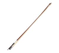 LALADEFIEE Professional Violin Bow Half Sandalwood Ebony Parisian Eyes Design Smooth Screw Bow for Beginners