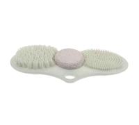 LALADEFIEE Pumice Stone Foot Scrubber and Shower Mat with Suction Cups for Massaging and Exfoliating Dead Skin in Bathroom