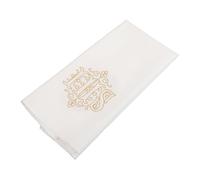 LALADEFIEE Purificator Towel for Altar, Embroidered White Linen Church Communion Cloth, 44x25cm Sacristy Embroidered Purificator Replacement for Catholic Mass and Baptism Celebration