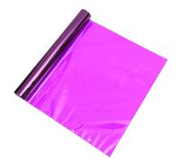LALADEFIEE Purple Cellophane Wrap Film 40cm Wide High Density Cuttable Opp Material for Wrapping Baskets and Flowers Packaging