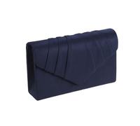 LALADEFIEE Purse Secure Wallet Evening Elegant Minimalist Design Navy Velvet Clutch Bag with String for Hanging for Wedding and Evening Events for Party Use