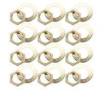 LALADEFIEE Quartz Clock Components Kit 20Pcs Nuts and Washers for Clock Mechanism Fixing and Hobby Craft Use