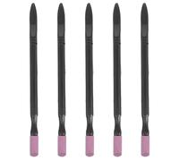 LALADEFIEE Quartz Double-Head Nail Polishing Tool Set 5Pcs Grinding Pen Nail Cuticle Pusher Dead Skin Remover for Art Design and Home Manicure
