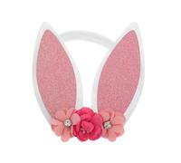 LALADEFIEE Rabbit Ears Headband Hair Accessory Pink for Kids and Babies Soft Nonwoven Polyester Material, Maintains Shape, Cute Vintage Style for Everyday Wear and Special Occasions
