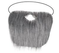 LALADEFIEE Realistic Santa Beard Costume with Adjustable Elastic Band Thick Dense Fake Beard for Christmas Party Props Comfortable Lightweight Stage and Cosplay Accessory for Adults
