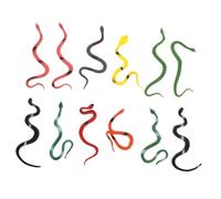 LALADEFIEE Realistic Snake Simulation Model Toy Educational Desktop Reptile Figure for Lifelike Design Non-toxic Material Inspiring Imagination and Learning