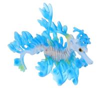 LALADEFIEE Realistic Syngnathus Ornament Educational Animal for Smooth Safe Surface Tabletop Fake Sea Creature Model for Early Learning and Home Decoration