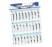 LALADEFIEE Recorder Fingering Chart Flute Chord Chart for Students Practice Chord Poster Flute Supplies
