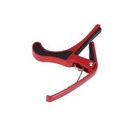 LALADEFIEE Red Metal Guitar Capo for Acoustic and Electric Guitars Heavy Duty Adjustable Tuner Capo Suitable for Ukulele and Professional Instruments