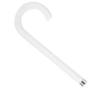 LALADEFIEE Replacement 8.5Mm Hole Curved White Solid Wood Umbrella Handle Grip for Foldable Rain Umbrella Compact Accessory Part Suitable for Travel and Daily Use