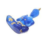 LALADEFIEE Resin Buddha Statue Figurine, Buddhist Sculpture Tabletop Decor for Home and Zen Meditation, Antique Style Buddhism Ornament for Living Room and Entrance