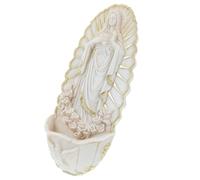 LALADEFIEE Resin Holy Water Font Wall Hanging Guadalupe Decor