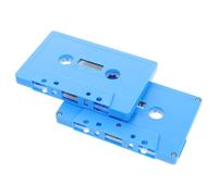 LALADEFIEE Retro Cassettes 2pcs Empty Audio Tapes for Music Decor and Party Favors