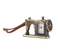 LALADEFIEE Retro Classic Pocket Watch with Chain Creative Sewing Machine Design Hanging Watch Vintage Style Neck Pendant for Graduation Gift and Daily Use