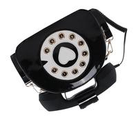 LALADEFIEE Retro Telephone Shaped Tote Bag Featuring Detachable Strap and Versatile Use for Women, Breathable Waterproof Material Crossbody Handbag 8.25 X 6.29 X 3.54 Inch Travel and Daily