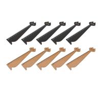 LALADEFIEE Retro Wood Drawing Ruler with Cat Design DIY Handwriting Learning Tool 10pcs Cartoon Style Wooden Ruler Great Accuracy and Scales for School and Office Use for Students