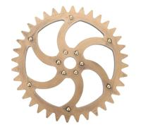 LALADEFIEE Retro Wooden Gear Wall Hanging Ornament Vintage Industrial Style Living Wall Art Decoration for Bar House Office Kitchen with Unique Steampunk Design