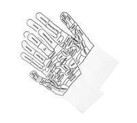 LALADEFIEE Reusable Acupressure Massage Gloves for Hands and Feet Breathable Elastic Hand Covers with Printed Acupoint Guide Multi-Functional Gloves for Body Relaxation and Tension Relief