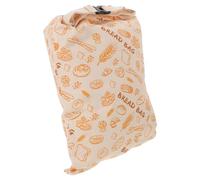LALADEFIEE Reusable Cotton Beeswax Lined Bread Bag for Sourdough Storage, Food-Grade Waxed Loaf Pouch, Sustainable Fresh Bread Storage for Homemade Baking