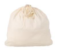 LALADEFIEE Reusable Cotton Cloth Soy Milk Filter Pouch with Drawstring, Strong Filtration Performance and Sturdy Material for Complementary Food and Traditional Chinese Medicine
