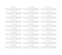LALADEFIEE Reusable Pe Pads Sweat Collar for 30pcs Shirt Collar and Lining, White Sweat Absorption Patch Non-woven Fabric Film, Multi-functional Thin Sweat-absorbing Patches Hat