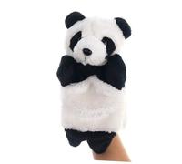 LALADEFIEE Role Play Hand Puppet Panda Toy 25Cm Plush Interactive Doll PP Cotton Filling Adorable Storytelling Accessory for Party Favor and Communication Skills Improvement
