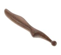 LALADEFIEE Sandalwood Meridian Massage Tool Handheld Acupressure Stick for Muscle Relaxation Body Therapy and Facial Gua Sha Precision Scraping Massage Stick for Full Body Use