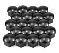 LALADEFIEE Screw Strong Bike Hexagon Plastic with Cover Black 40pcs Covers Socket Points and Sealing Performance for 2pcs Clips Included, Sturdy Protection Set Mountain Bikes and Cars