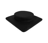 LALADEFIEE Seat Transfer for Pu Black Round Chair Commode Cotton and Chairs Wood Lifting Pad Plug Cushion Patient Machines Home Care Bathrooms Elderly Postsurgery Patients