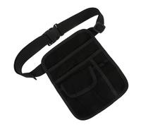 LALADEFIEE Server Apron Pouch Waist Bag Adjustable Strap for Waitress Restaurant Work Money Organizer Small Utility Pocket Belt