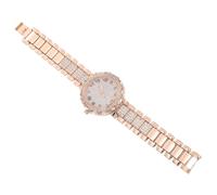 LALADEFIEE Sesky Watches for Women Elegant Rhinestone Wristwatch with Lightweight Steel Construction and Adjustable Strap, Stylish Golden Female Business Wristwatch for Students and Girls