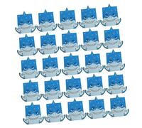 LALADEFIEE Shark Shape Paper Treat Boxes 25Pcs Small Candy Packaging for Boys and Birthday Shower School Party Celebrations Chocolate Cookies