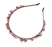LALADEFIEE Shiny Crystal Hair Hoop Baroque Headband for Women Comfortable Decorative Headband for Holiday Celebrations Festive Party Hair Accessory Versatile Style for Weddings and Daily Wear