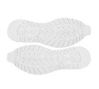 LALADEFIEE Shoe Sole Repair Pad Anti-Slip Rubber Heel Protector Cuttable White Large Size for Sneakers EU 41-44 Non-Slip Shoe Bottom Patch for Quiet Footwear