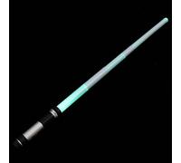 LALADEFIEE Silent Seven-Color Luminous Retractable Plastic Sword for , Color-Changing Light-Up Sword Prop, Single Piece for Cosplay and Role Play