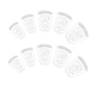 LALADEFIEE Silicone Finger Protectors for Guitar 50pcs Comfortable Fingertip Covers for Beginners, Pain Relief, Learning Playing Ukulele