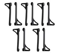 LALADEFIEE Silicone Glasses Ear Hooks Anti-slip Covers for Eyewear Temple Tips Comfortable Ergonomic Design 5 Pairs Set Suitable for Fitness and Running Activities