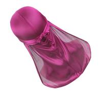 LALADEFIEE Silky Satin Long Tail Durag Headscarf for Women Elastic Satin Hair Wrap Sleep Cap Hair Accessories