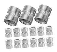 LALADEFIEE Silver Metal Guitar String Beads to Keep Strings in Place 20pcs with Easy to Install Design for Folk Guitar Acoustic Accessories for Replacement and Repair