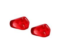 LALADEFIEE Silver Needle Pomegranate Seed Ear Studs for Women Realistic Red Resin Fruit Earrings Stylish Fun Personality Ear Decors Eye-catching Accessory for Casual and Party Wear